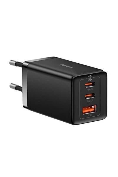 Baseus Incarcator EU 3in1, 65W, Cablu Type-C, P85, TPE, GaN5 Pro