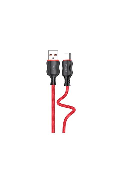 KAKU Cablu Date si Incarcare (KSC-807), USB-A la USB-C, 3A, 1m, Red