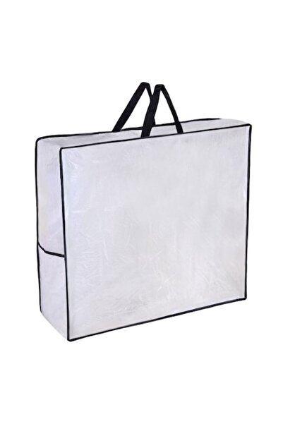 ANTBRO Storage bag for clothes, blankets Antbro®, made of canvas with zipper and carrying handles, 60x60x2