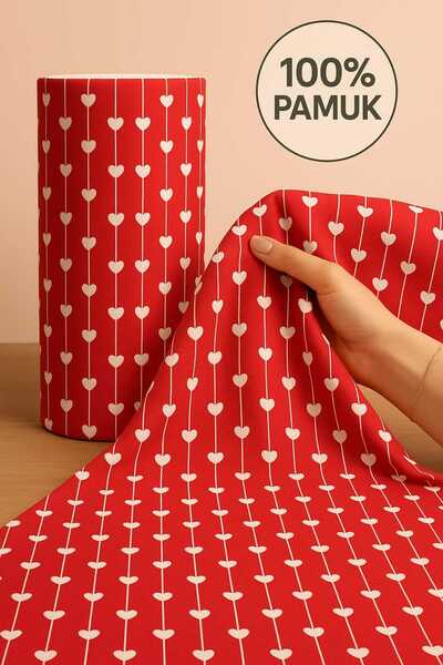 Loova Kumaş''Nevresimlik-çarşaflık-yastıklık'' %100 Pamuk 240 cm en desenli c...