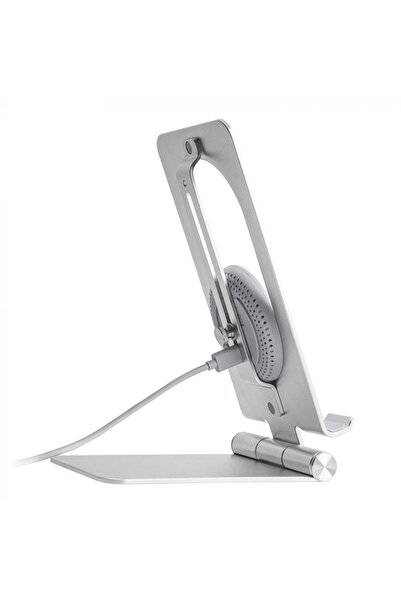 OEM Incarcator Fara Fir Fast Charge 15W, L73, Aluminiu, Argintiu