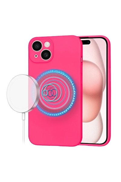 Danex Protective Case for iPhone 15, U76, Fabric, Hot Powder Pink