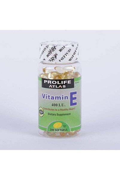 Prolife Atlas — فيتامين هـ 400 وحدة دولية | 100 كبسولة هلامية