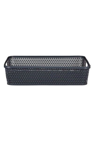 ANTBRO Storage Basket Antbro® Plastic Rattan Anthracite