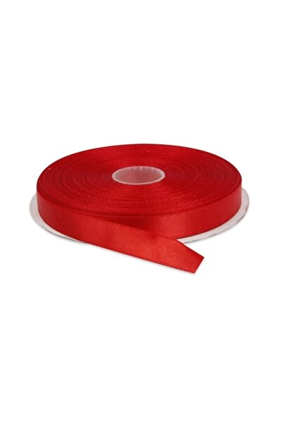OEM Panglică de satin, lățime 1,5 cm, 1 rolă 22,9 m, roșie