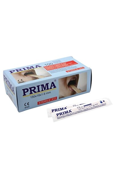 Prima Sterile Wooden Spatulas Individually Packed 100 pcs/box