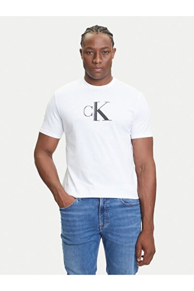 Calvin Klein Ss Center Monogram Eu Classic Te T-Shirt