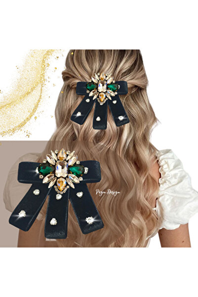 pegu baby collection CLOȚ NEGRU 2 CM CORDON TAFTA CU PIETRE DIZAIN SPECIAL CL...