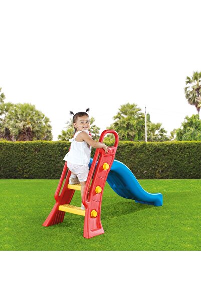 Dolu Nuve Junior Su Kaydırağı Kırmızı | 24+ Ay Çocuk Kaydırak | 60,5 × 135 × 90 cm