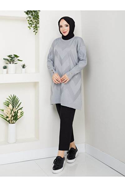 KMKkombin ЖІНОЧА ТРИКОТАЖНА СУКНЯ З ДЕТАЛЯМИ НА ПЛІЧАХ І ВІЗЕРУНКОМ НА ВІЗЕРУНКУ З ВІЗЕРУНКОМ