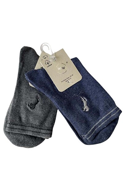 ww waka waka kids store Комплект от 2 чифта памучни чорапи с мотиви за момчет...