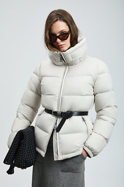 Lufian 122120044 Flash Goose down Women's Coat Ecru