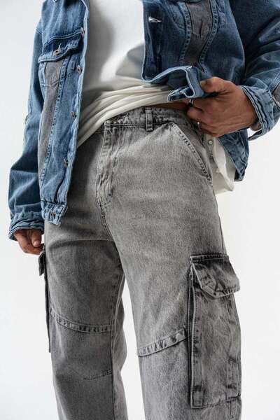 go gang own Lyricon Cep Detaylı Baggy Pantolon