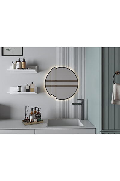 Nettrends Banyo Rafı Duvar Tipi 2’li Set 40 cm Beyaz-NRG-BRF-1001