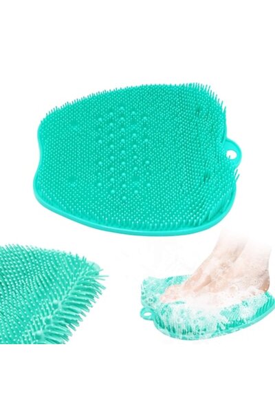 OEM Πέλμα ντους για απολέπιση ποδιών - Πατάκι μπάνιου για απολέπιση και μασάζ, πολύχρωμο, 30x30cm