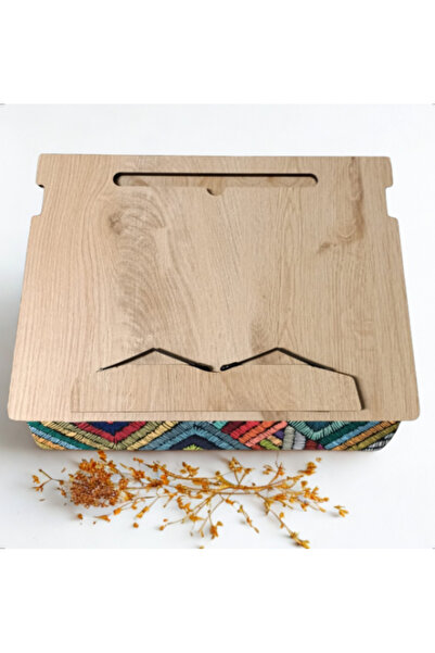 Vigo Wood Minderli Kitap Okuma Standı Neokilim Meşe