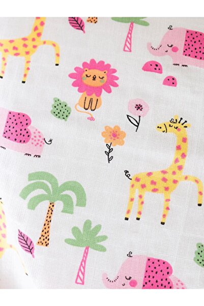 LC Waikiki Printed Baby Girl Muslin Blanket 90X100 cm (S4)