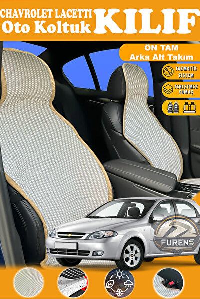 STS Oto Aksesuar غطاء مقعد سيارة من القماش المنسوج متوافق مع شيفروليه لاسيتي،...