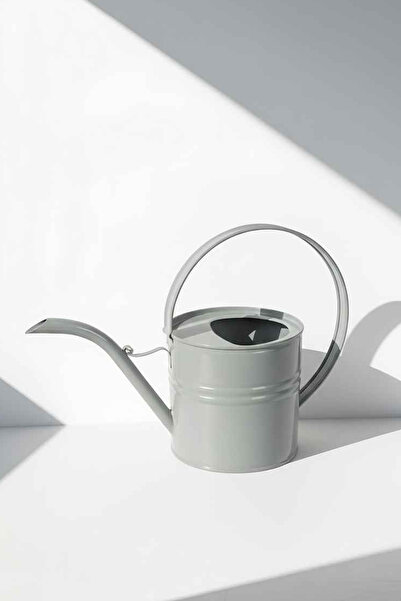 Desen Dekorasyon Ella 1 litru, recipient pentru udare, metal, cu flori, albastru cobalt i, gri deschis - udatoare decorativă modernă, multifuncțională