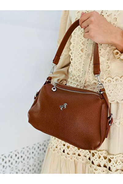 H&D COLLECTİON Τσάντα χειρός Miami Polo Clup από μαλακό τεχνητό δέρμα με λουράκι