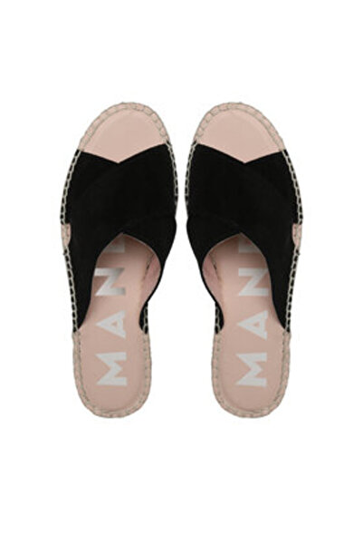 Manebi γυναικείες εσπαντρίγιες ΔΙΠΛΗΣ ΣΟΛΑΣ X BANDS ΣΑΝΔΑΛΙΑ K 1.0 μαύρα