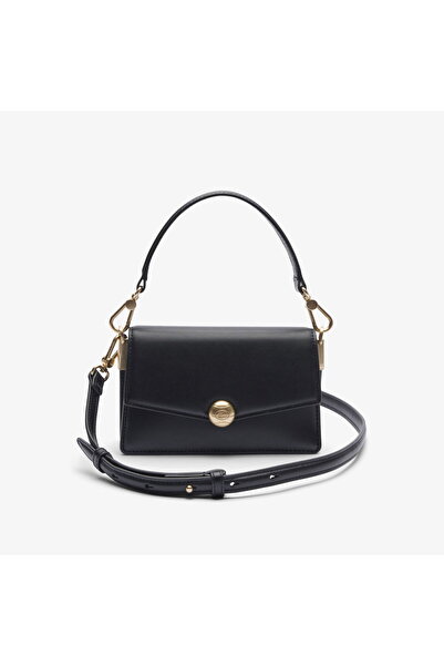 Lacoste Small Tennis Bliss Women's Leather Black Shoulder Bag