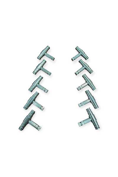 Genaric 10 قطع من فوهة الضباب (0.2mm) عالي الضغط مع التوصيله المعدنيه الخاصه بها