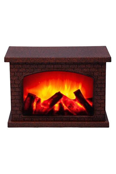 OEM Felinar Decorativ, Semineu, Bronz, 28x12x20cm, Functionare cu Baterii