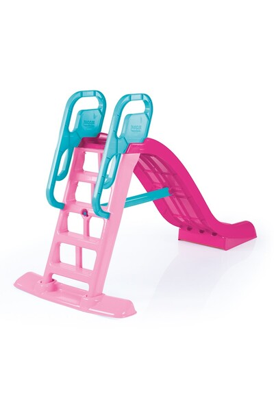 Dolu Nuve 2’si 1 Arada Büyük Çocuk Kaydırağı Pembe| Su Bağlantılı & Standart Kullanım | 114x189x85 cm