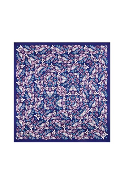 Bursa İpek Μεταξωτό μαντήλι με σχέδιο Saks Başak