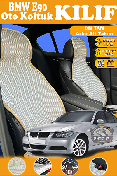 STS Oto Aksesuar غطاء مقعد سيارة من القماش المنسوج من سلسلة بيج بريستيج متواف...