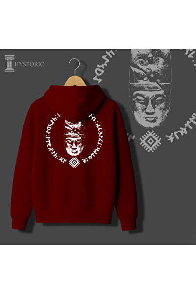 Hystoric Wear Kültigin Back Printed Hooded Sweatshirt
