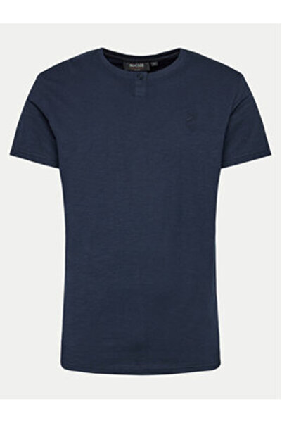 Indicode Ανδρικό T-Shirt INLunnin 41-040 Μπλε Σκούρο Μπλε