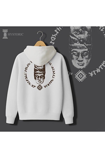 Hystoric Wear Kültigin Back Printed Hooded Sweatshirt