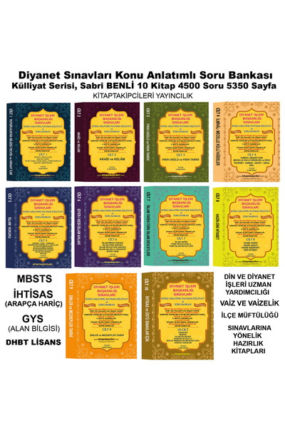 kitaptakipcileri 2026 Diyanet Sınavları Konu Anlatımlı Soru Bankası, Mbsts İh...