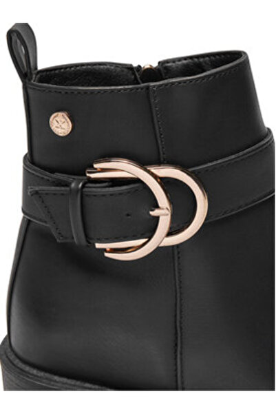 XTI γυναικεία μποτάκια μέχρι τον αστράγαλο 143103 μαύρα