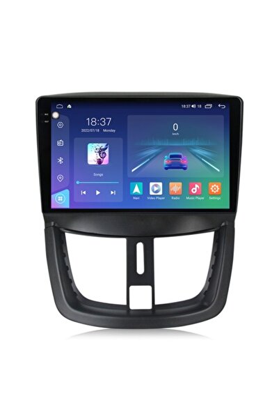 NAVIGPS Navigație Peugeot 207 2006-2015, QLED 9.5 inch, Android, Octa-core, 8...