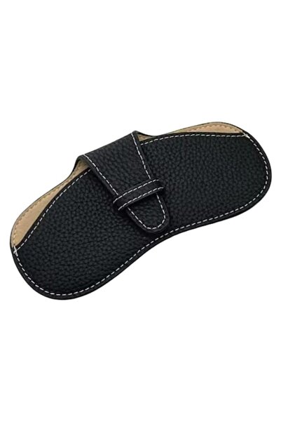 NEO ™ Eyewear Case made of Leather, Portable Design, No Cord, Black