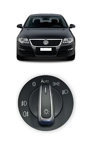 Genel Markalar Vw Volkswagen Passat B6 2006-2011 Uyumlu Far Açma Anahtarı Aut...
