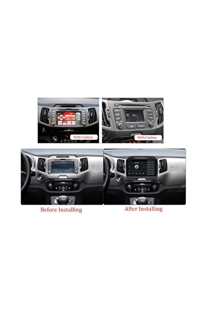 NAVIGPS Kia Sportage navigation from 2010 - 2015, NAVIGPS, 8GB RAM and 128GB ROM, 9 inch QLED screen