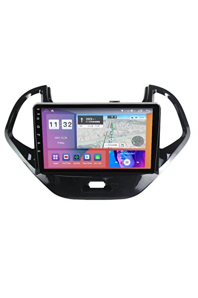 NAVIGPS Navigatie Ford Figo din 2015 - 2018, NAVIGPS, 4GB RAM si 64GB ROM, Ecran QLED 9 inch, Android 12, Pr