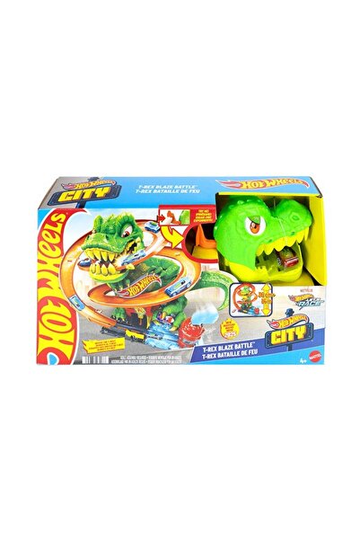 HOT WHEELS HW City T-Rex vs Fire Station