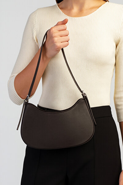 Catwins حقيبة يد نسائية باللون البني باجيت C3001