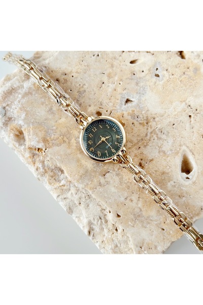 Vesce Atelier Soso Gold Khaki Saat
