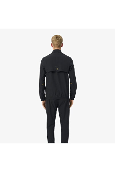 Lacoste Tennis X Novak Djokovic Men's Regular Fit Zippered Black Tracksuit Set