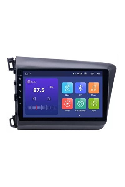 NAVIGPS Navigation System for Honda Civic (2011-2015), 4GB RAM + 64GB ROM, 4G SIM Slot, Carplay, Android, US