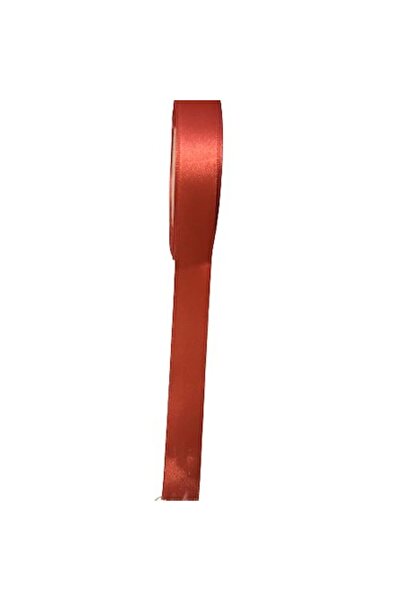 DCN Satin Ribbon Coral Red Width 15mm, 1 Roll 23m