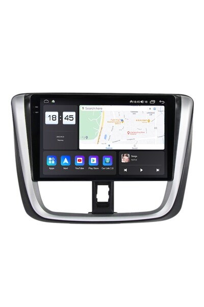 NAVIGPS Navigatie Toyota Yaris din 2016-2019, NAVIGPS, Rezolutie 2K, Ecran QLED 9.5 inch, 8GB RAM si 128GB R