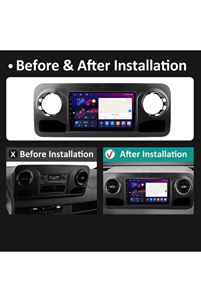 NAVIGPS Navigation System for MERCEDES SPRINTER 2018-2024, 4GB RAM, 64GB ROM