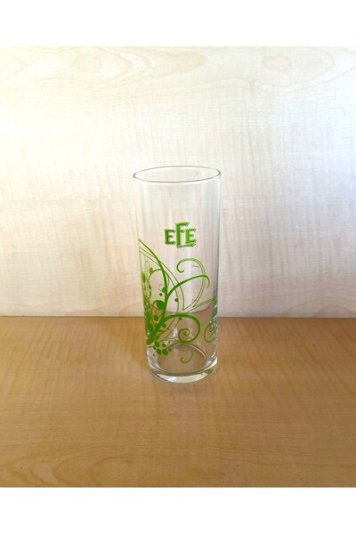 SANAT TACİRİ 1 ADET YEŞİL EFE RAKI BARDAĞI NO 55